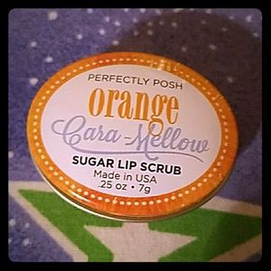 Orange Cara-Mello sugar lip scrub